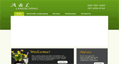 Desktop Screenshot of al-landscaping.com