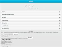 Tablet Screenshot of al-landscaping.com